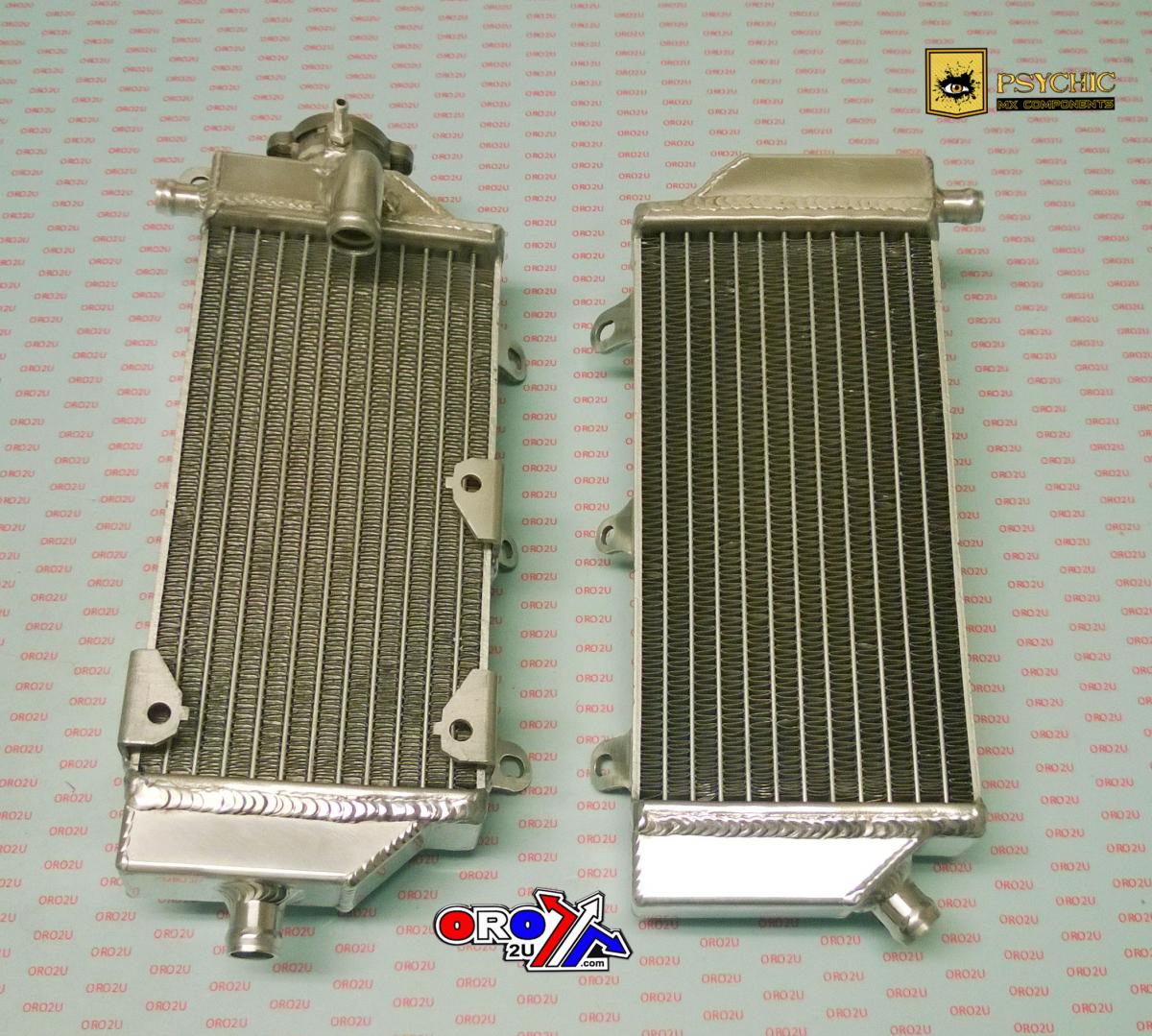 RADIATOR YZ250FX 15-18 STD, PSYCHIC XD-10093 WRF250 15-18, RH 2GB-12461-00-00 CAP SIDE, LH 1SL-1240A-00-00