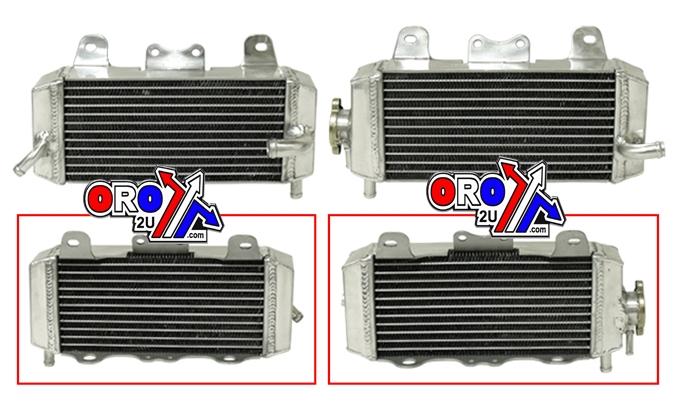 RADIATOR SET ALUMINUM OVERSIZE 2006 YZF250 SET OS YAMAHA WRF250 07-09 5XC-1240A-90-00
