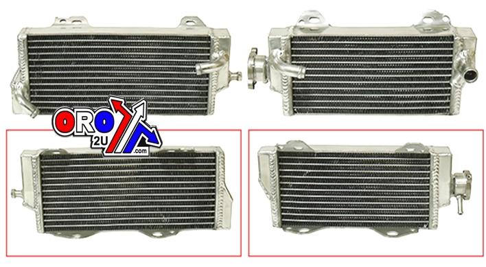 RADIATOR SET RMZ450 08-11 STD RM-X450 2010-2019, PSYCHIC XD-10045 17710-28H20 17720-28H20