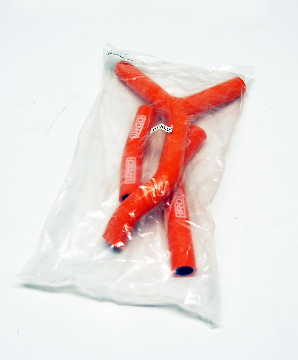 HOSE KIT SX 250 03-06 KTM, SILICONE RADIATOR ORANGE, IROD 010038