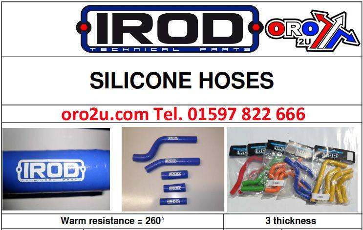 HOSE KIT KTM EXC250/300 08-11, SILICONE RADIATOR ORANGE, IROD 010073
