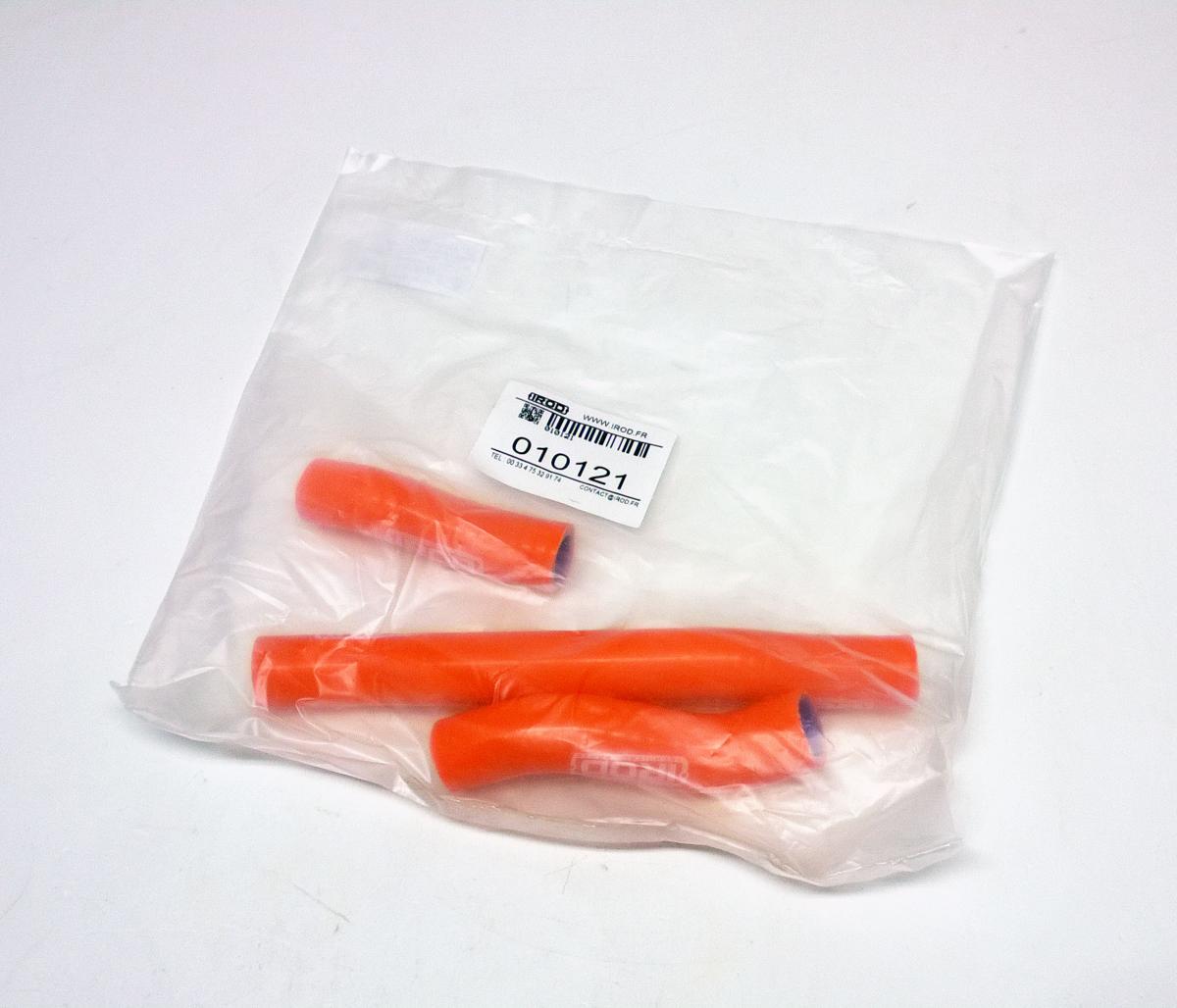 HOSE KIT KTM SX 250 19-20, SILICONE RADIATOR ORANGE 010121, IROD