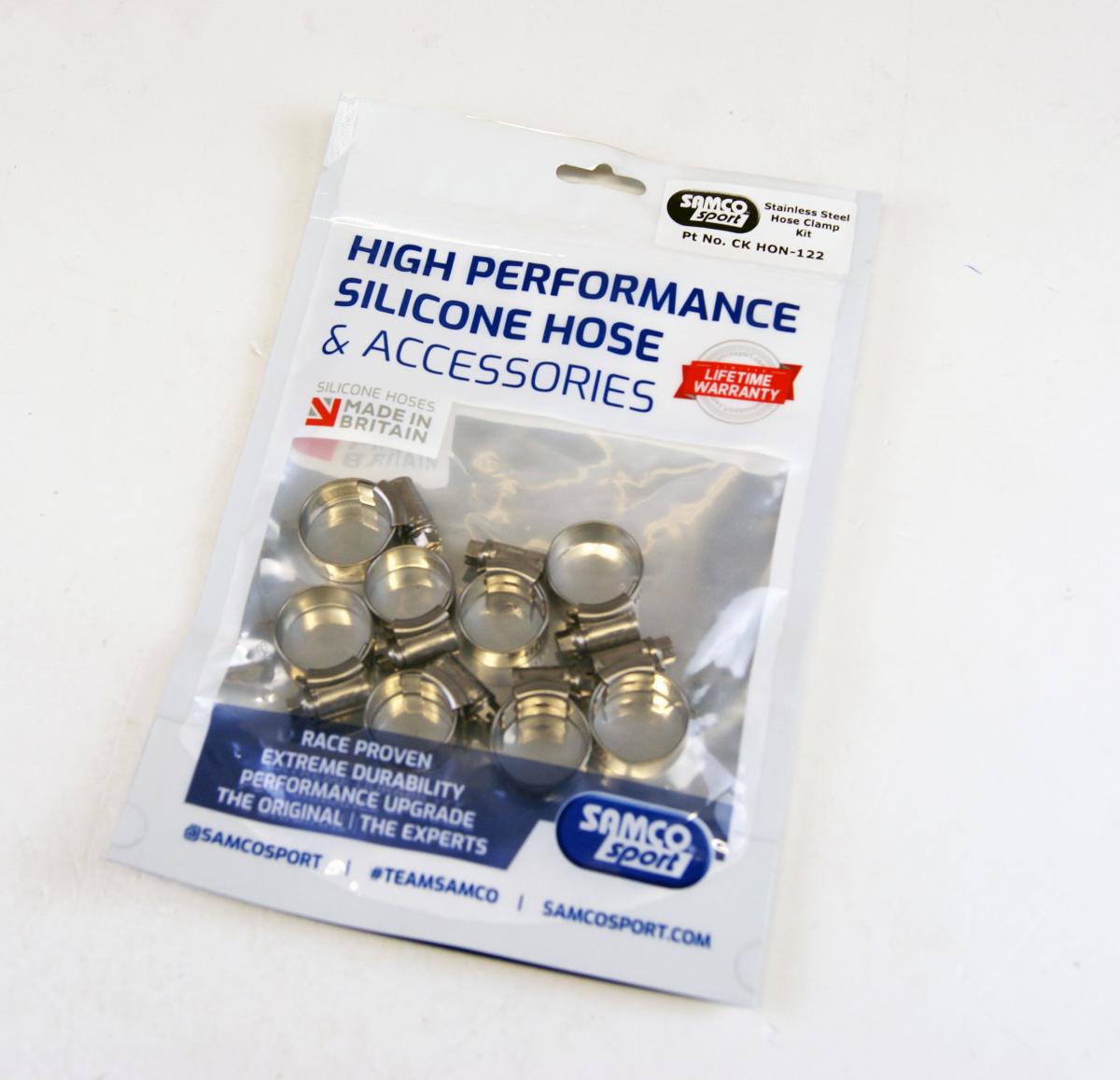 SAMCO CLAMP KIT KIT HONDA, STAINLESS STEEL CLAMP KIT, CK HON-122