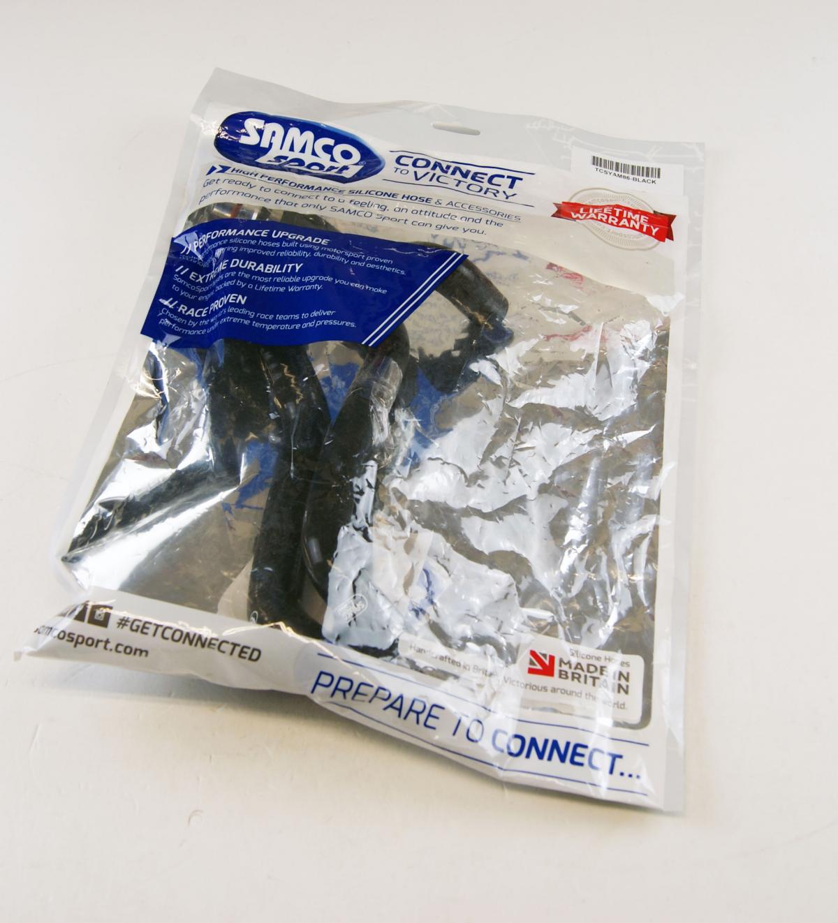 SAMCO HOSE KIT YAMAHA'Y' Piece Race Design, 3 PIECE KIT, BLACK, YAM-86 BK