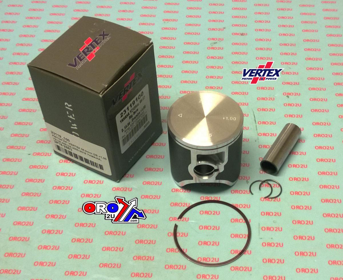 PISTON KIT VERTEX 55.0 YAMAHA YZ/WR 125 05-21, VERTEX 23119100 OS +1.00 FANTIC XE/XX 125 21-22
