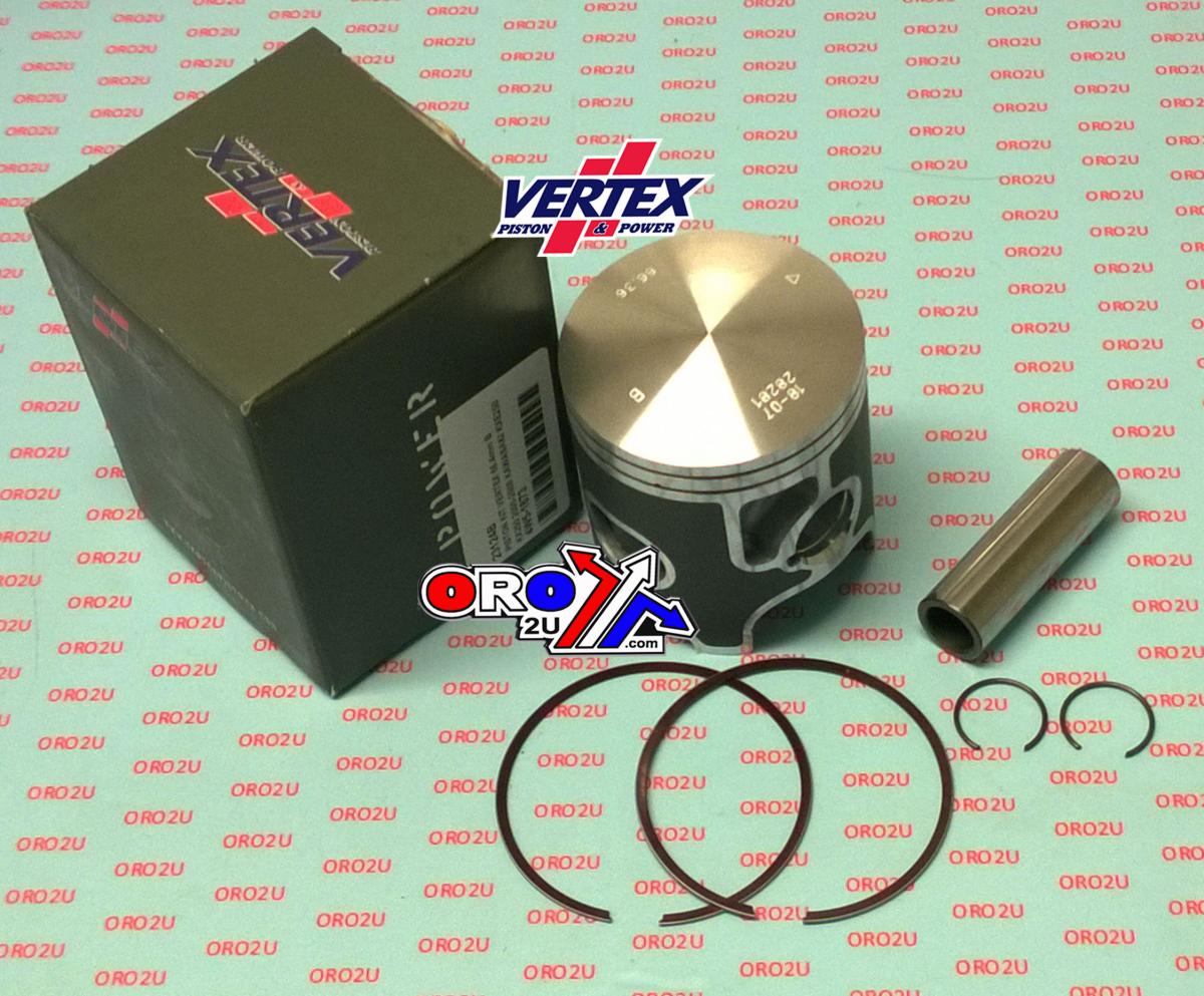 PISTON KIT VERTEX 66.4 B KAWASAKI KX/KXE 250 05-08, VERTEX 23124B