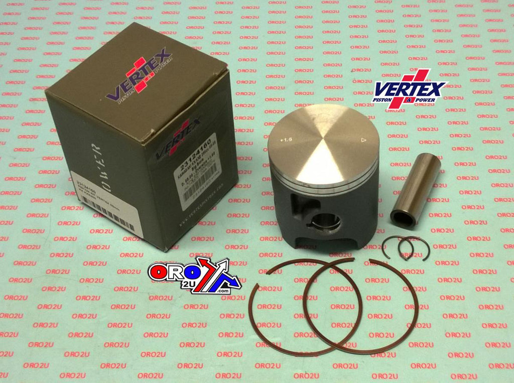 PISTON KIT VERTEX 68.0 KAWASAKI KX/KXE 250 05-08, VERTEX 23124160 OS +1.60