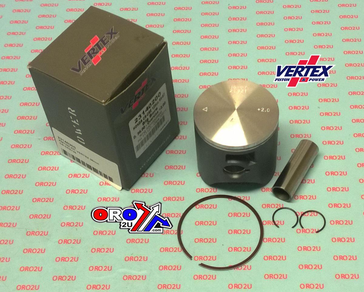 PISTON KIT VERTEX 55.0 HONDA CR/CRE 125 05-07, VERTEX 23140100 OS +1.00