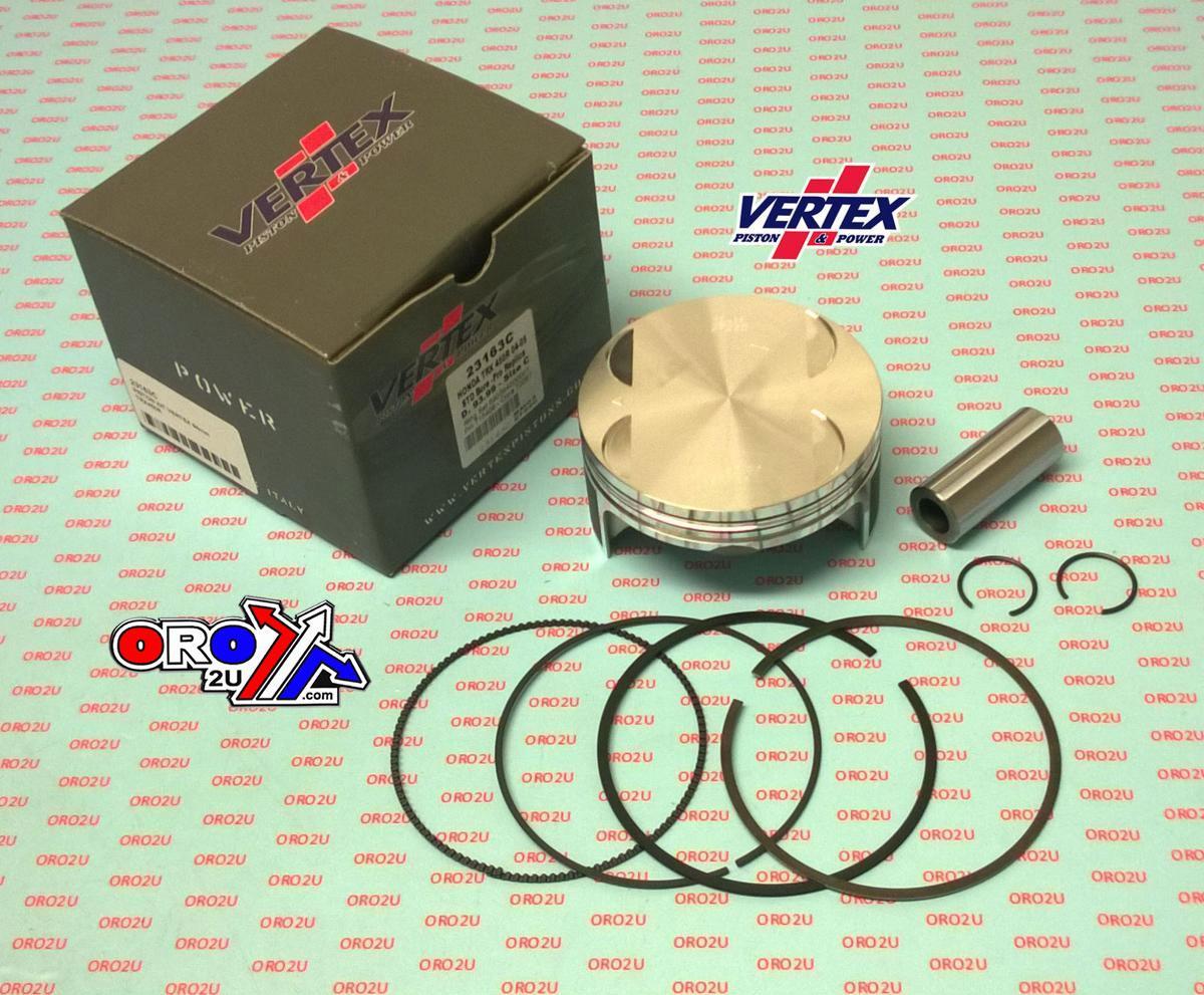PISTON KIT VERTEX 96.0 HONDA TRX 450 04-05, VERTEX 23163200 OS +2.00 BIG BORE