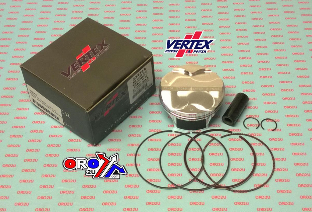 PISTON KIT VERTEX 76.0 A HC KTM SX/EXC 250 06-13, VERTEX 23236A HC COMPR 13,3:1