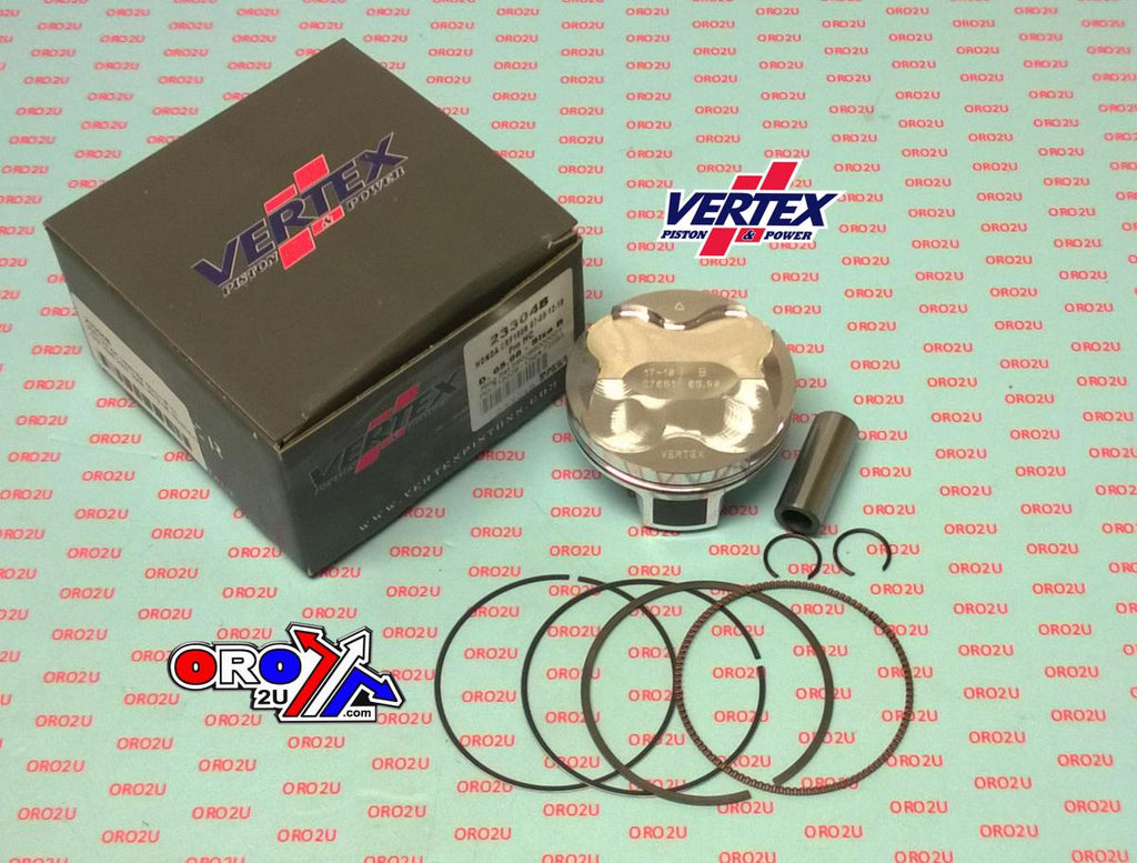 PISTON KIT VERTEX 66.0 C HC HONDA CRF 150 07-22, VERTEX 23304C HC COMPR 12,2:1