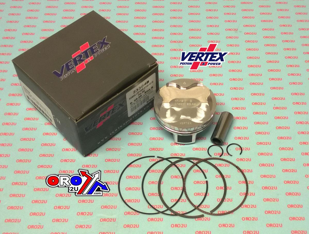 PISTON KIT VERTEX 66.0 C HC HONDA CRF 150 07-22, VERTEX 23304C HC COMPR 12,2:1