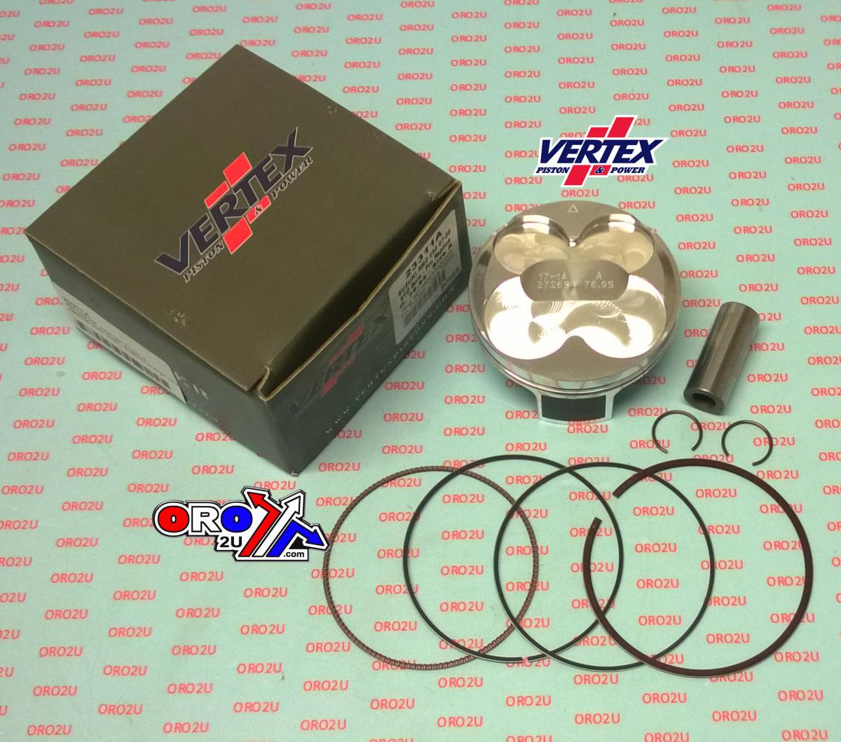 PISTON KIT VERTEX 77.0 B SUZUKI RMZ 250 07-09, VERTEX 23311B COMPR 13,4:1