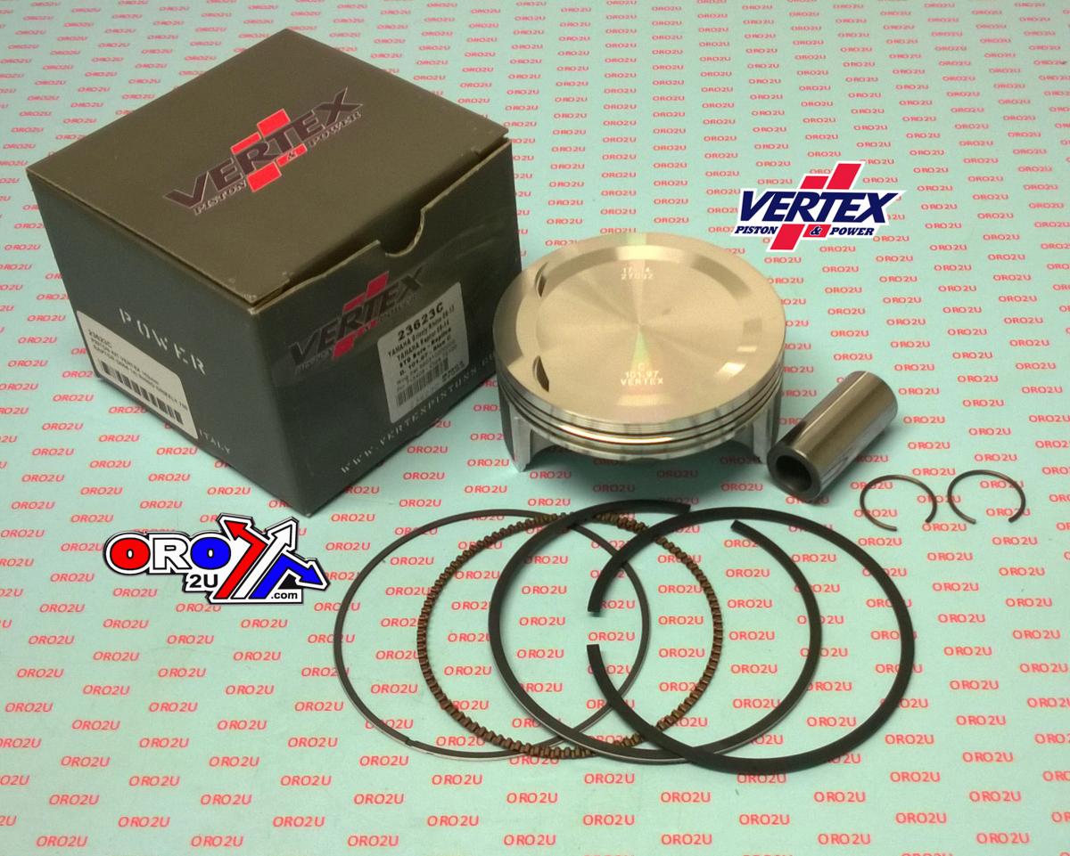 PISTON KIT VERTEX 102.0 C YAMAHA 700 RAPTOR 06-14, VERTEX 23623C RHINO/GRIZZLY COMPR 9,2:1