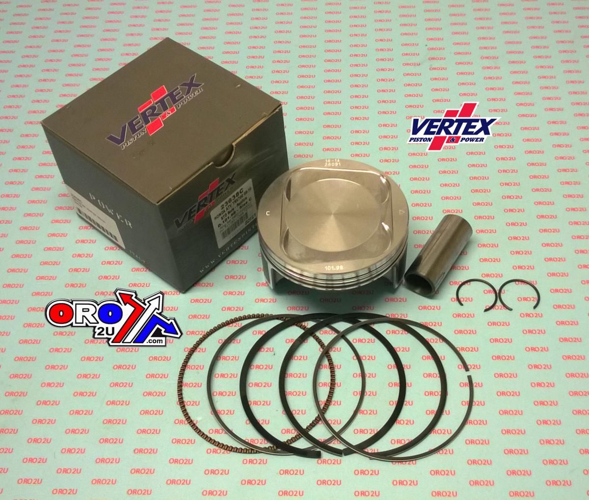 PISTON KIT VERTEX 102.0 B HONDA TRX 700 08-10, VERTEX 23638B