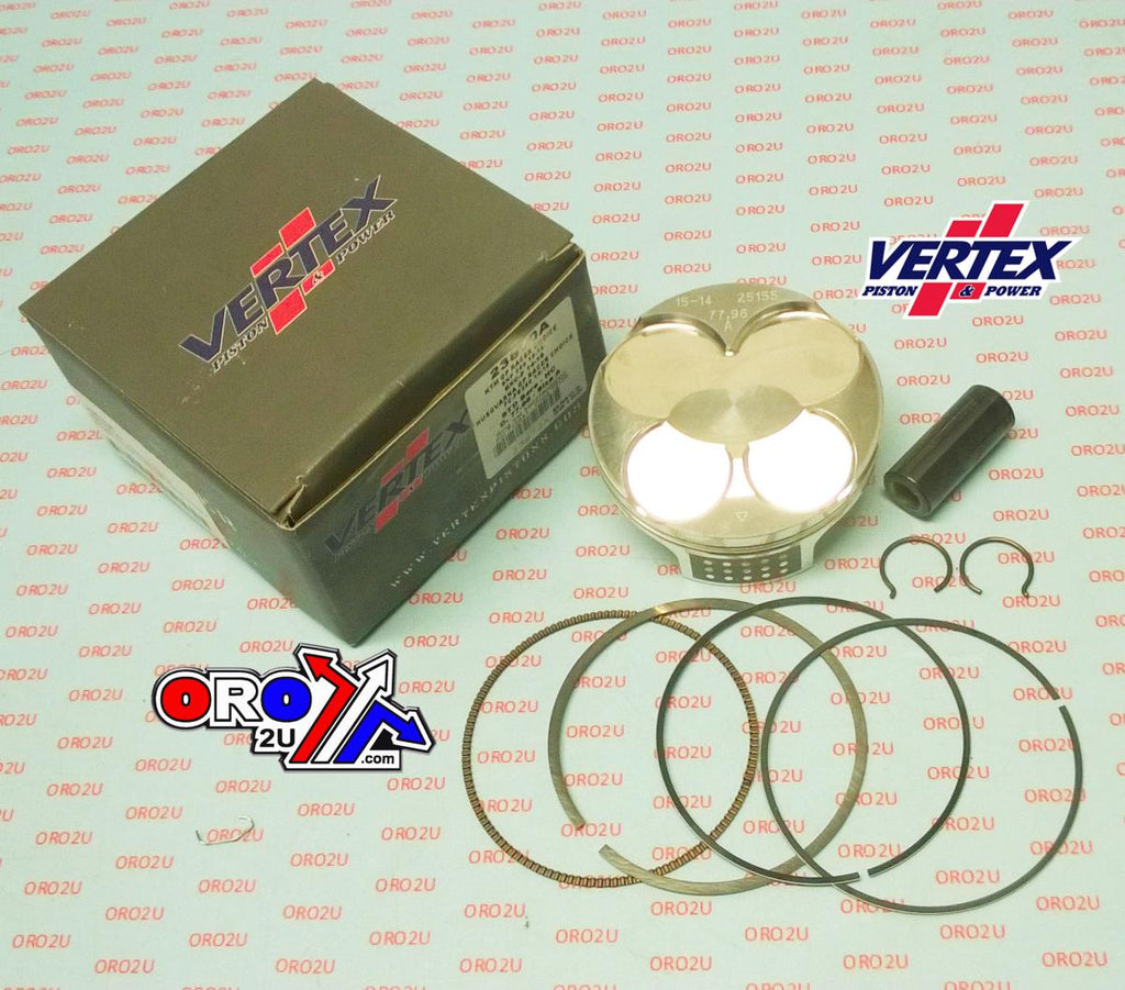 PISTON KIT VERTEX 78.0 B GP KTM EXC/SX 250 13-16, VERTEX 23870B HC COMPR 14,5:1 HUSKY GP RACERS CHOICE