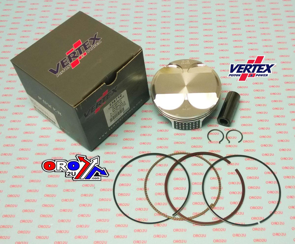 PISTON KIT VERTEX 95.0 B GP KTM SX/HUSKY FC 450 13-15, VERTEX 23871B HC COMPR 13,5:1 GP RACERS CHOICE