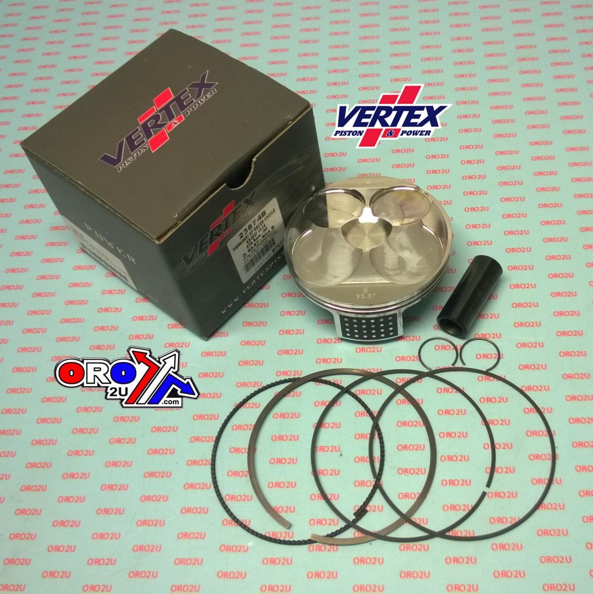 PISTON KIT VERTEX 96.0 C GP KAWASAKI KX 450 13-14/16-18, VERTEX 23874C HC COMPR GP RACERS CHOICE