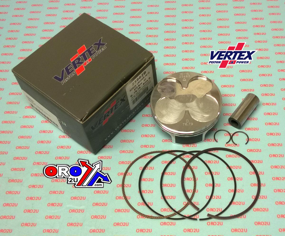 PISTON KIT VERTEX 76.8 B HC HONDA CRF 250 14-15, VERTEX 23962B HC COMPR 14,1:1