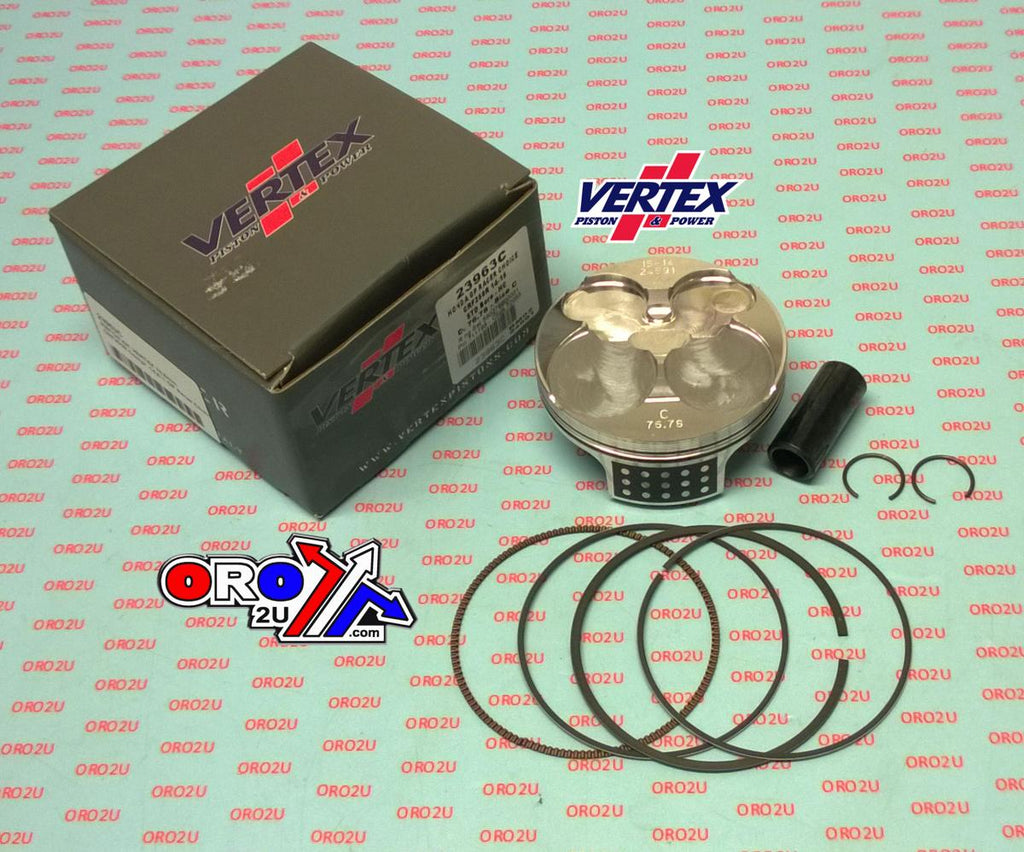 PISTON KIT VERTEX 76.8 A GP HONDA CRF 250 14-15, VERTEX 23963A HC COMPR 14,6:1 GP RACERS CHOICE