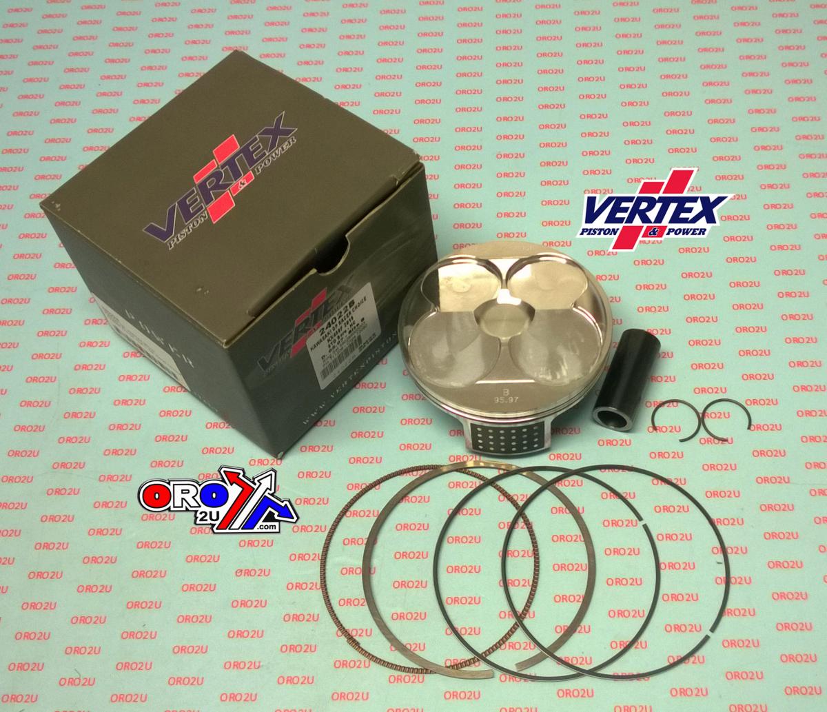 PISTON KIT VERTEX 96.0 B GP KAWASAKI KX 450 2015, VERTEX 24022B HC COMPR 13,5:1 GP RACERS CHOICE