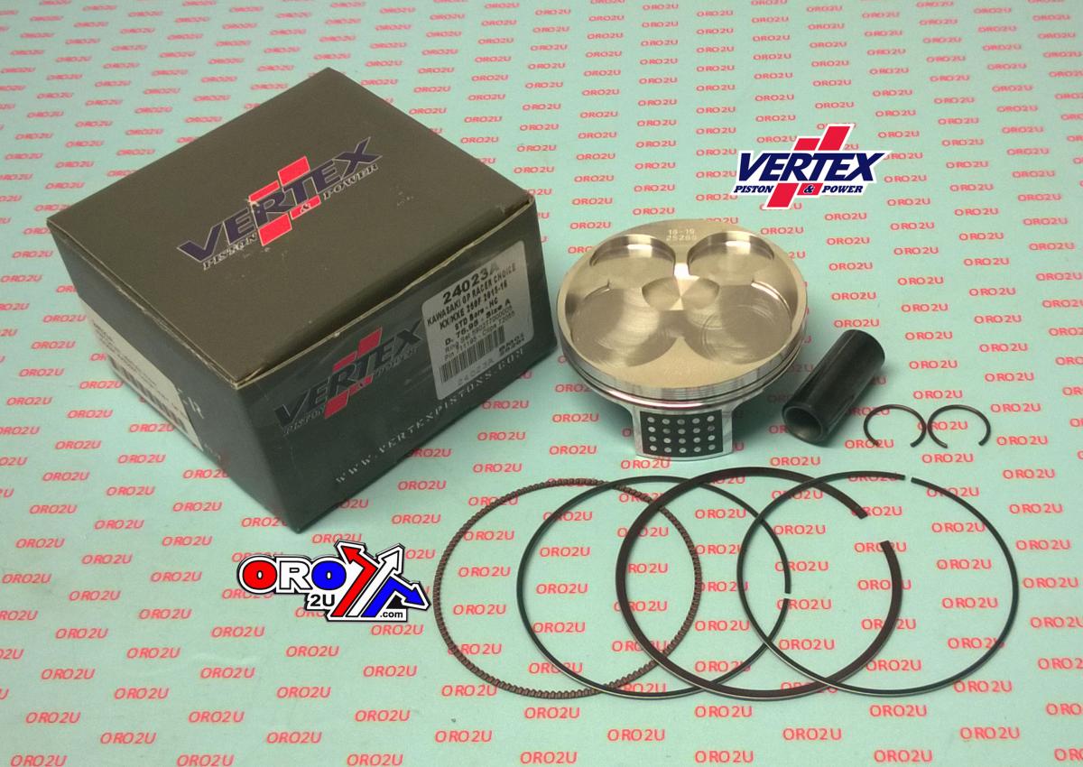 PISTON KIT VERTEX 77.0 A GP KAWASAKI KX/KXE 250 15-16, VERTEX 24023A HC COMPR 14,8:1 GP RACERS CHOICE