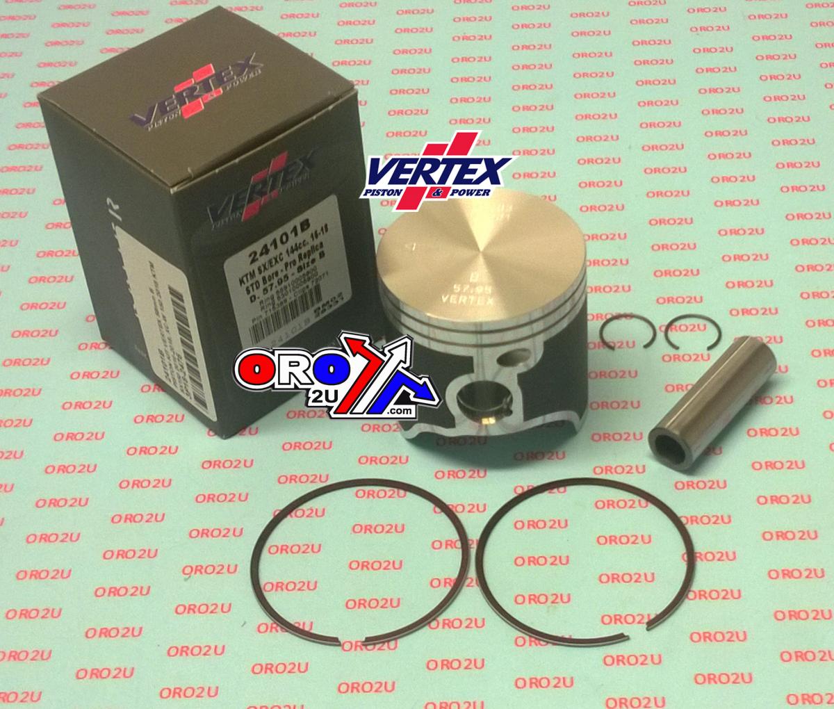 PISTON KIT VERTEX 58.0 B KTM SX/EXC/XC-W 150 16-22, VERTEX 24101B HUSKY TE150