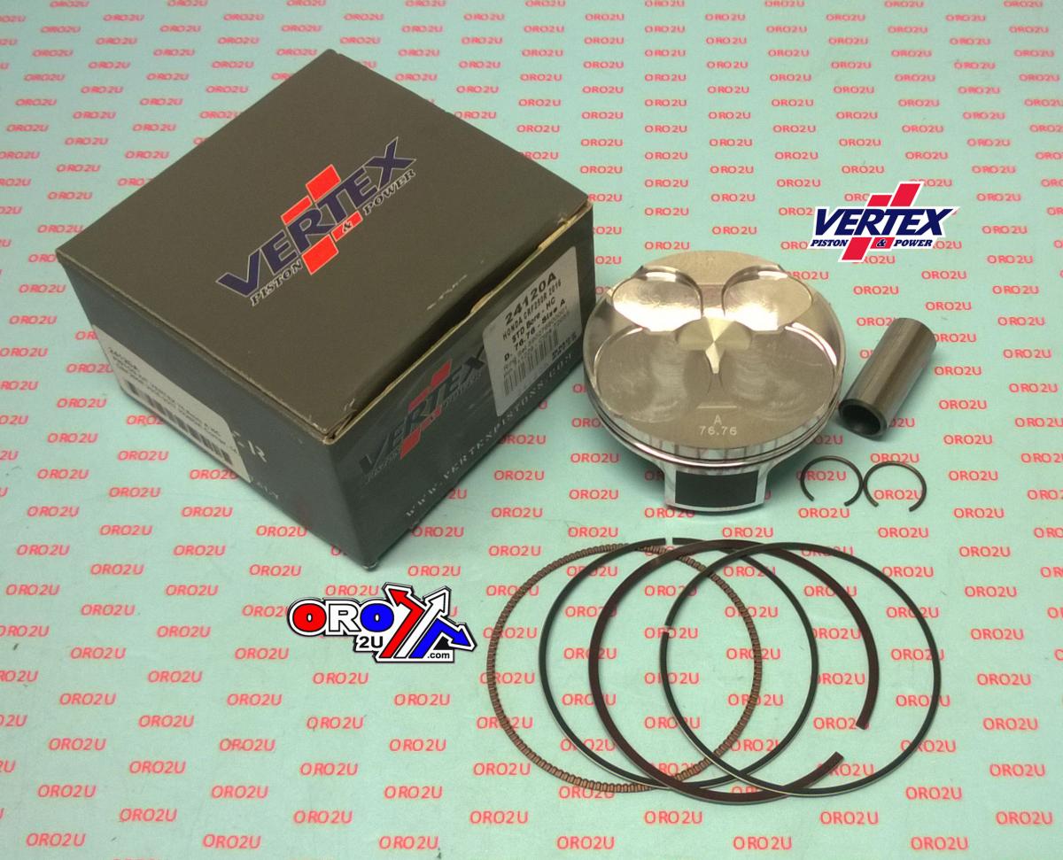 PISTON KIT VERTEX 76.8 A HC HONDA CRF 250 16-17, VERTEX 24120A HC COMPR 14,3:1
