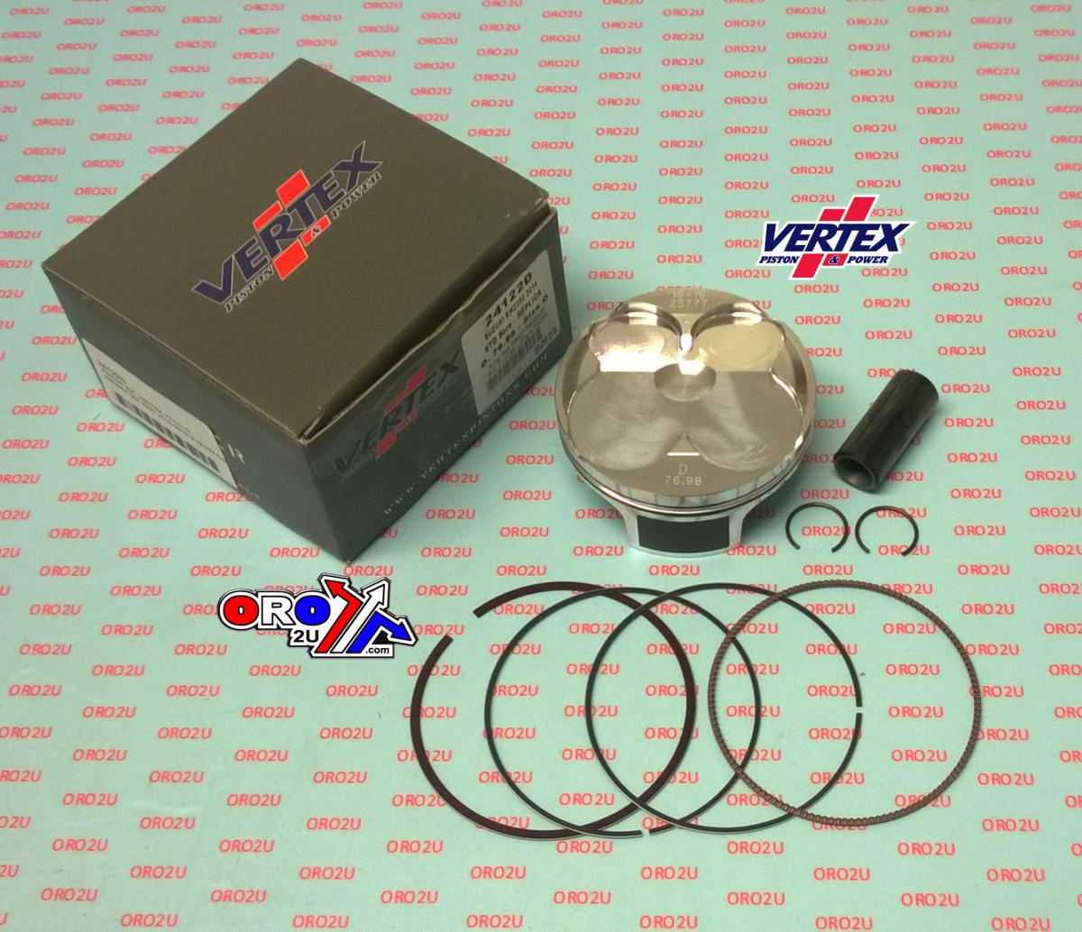 PISTON KIT VERTEX 77.0 C SUZUKI RM 250 16-22, VERTEX 24122C COMPR 13,5:1