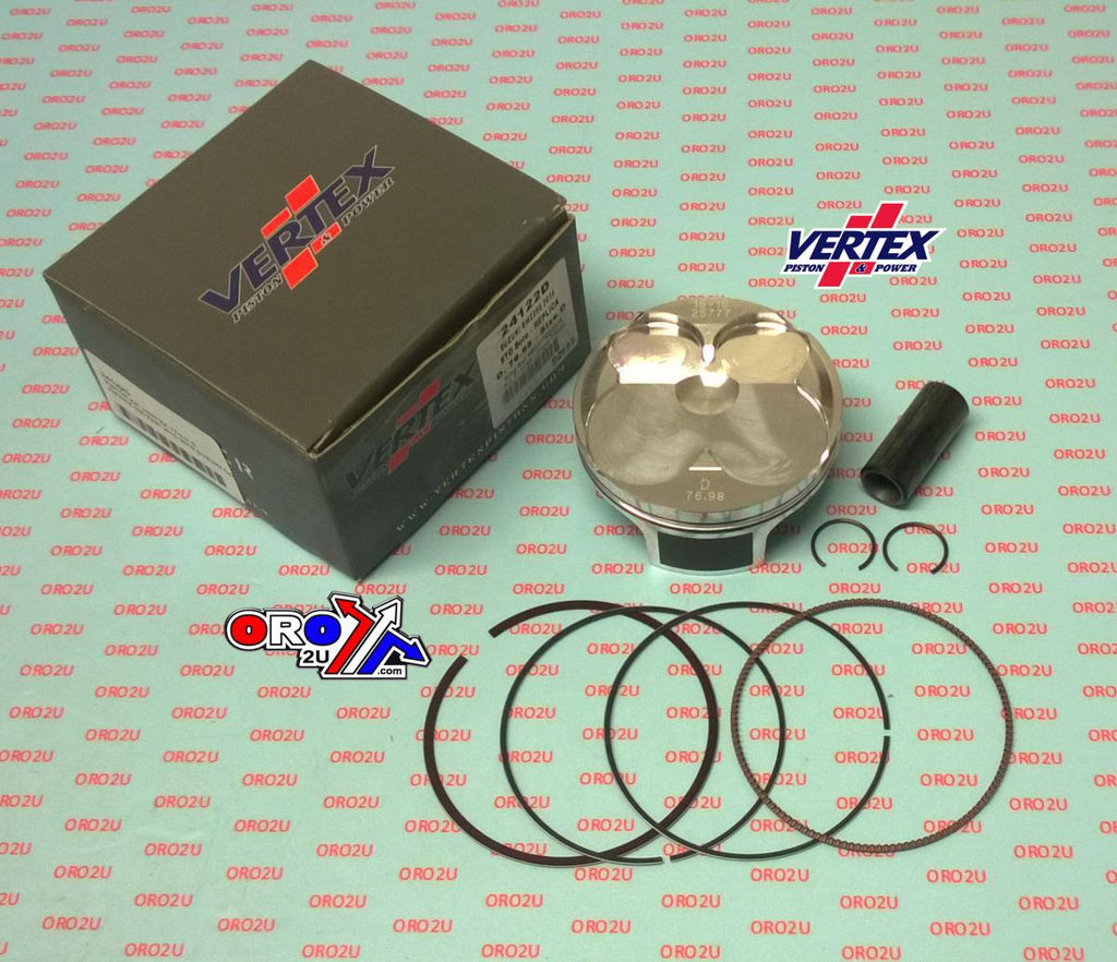 PISTON KIT VERTEX 77.0 D SUZUKI RM 250 16-22, VERTEX 24122D COMPR 13,5:1