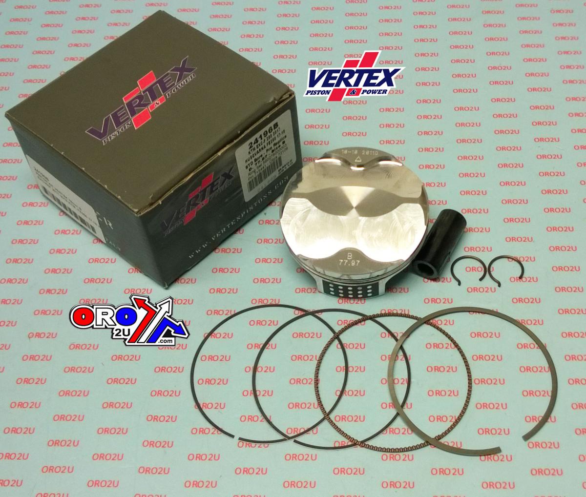 PISTON KIT VERTEX 78.0 A KTM EXC 250 17-22, VERTEX 24196A GAS GAS/HUSKY COMPR 12,8:1