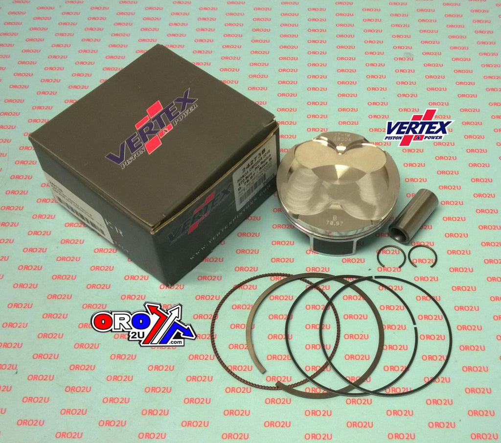 PISTON KIT VERTEX 79.0 C HONDA CRF 250 R/RX 18-19, VERTEX 24273C COMPR 13,9:1