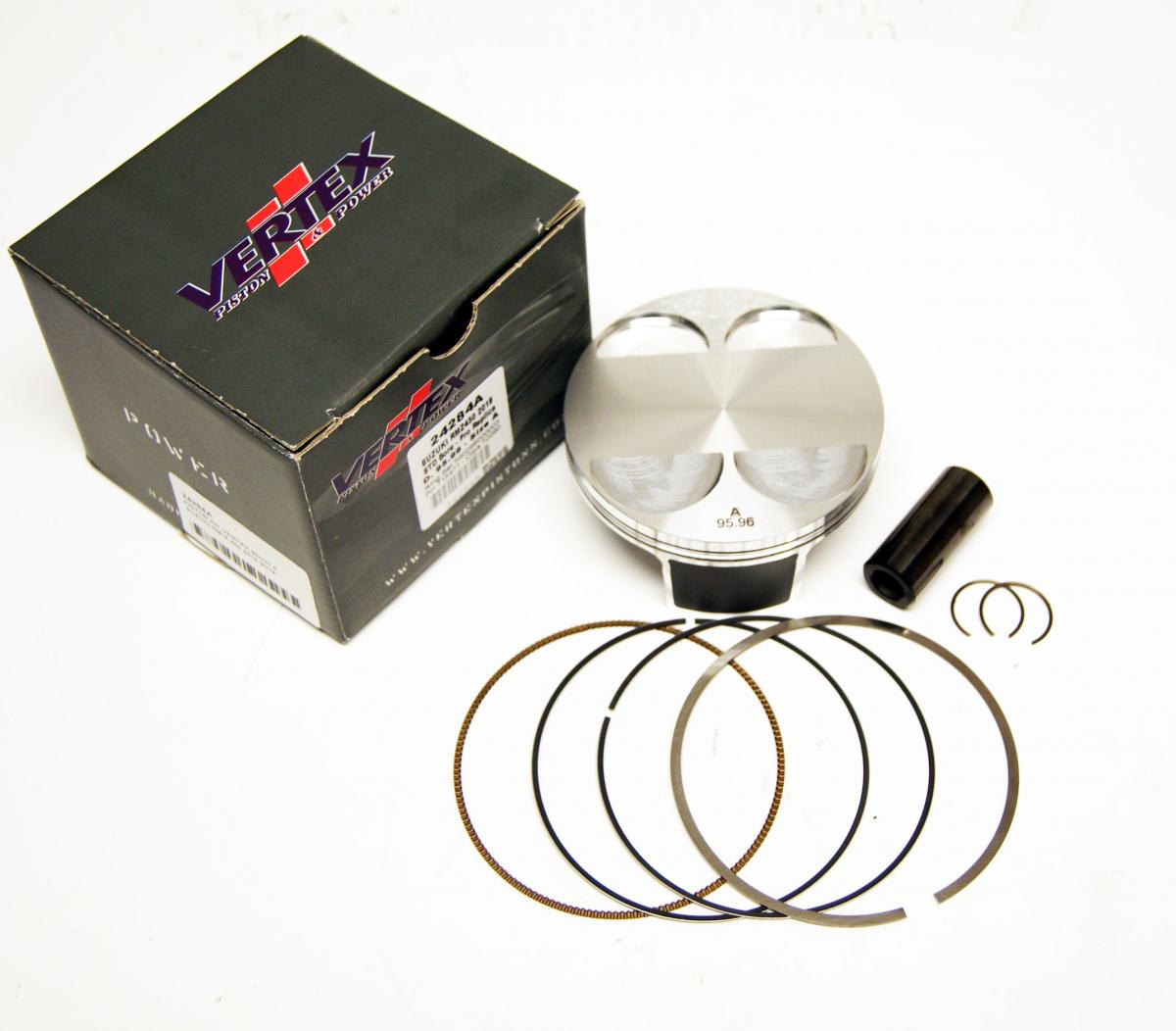 PISTON KIT VERTEX 96.0 A SUZUKI RMZ 450 18-22, VERTEX 24284A COMPR 12,5:1