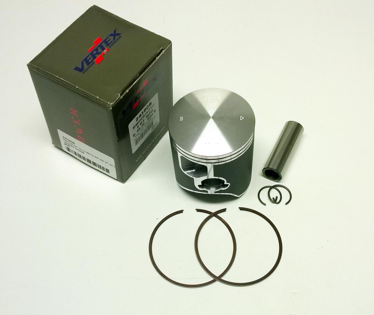 PISTON KIT VERTEX 66.4 A BETA RR 250 2T 13-17, VERTEX 24390A XTRAINER