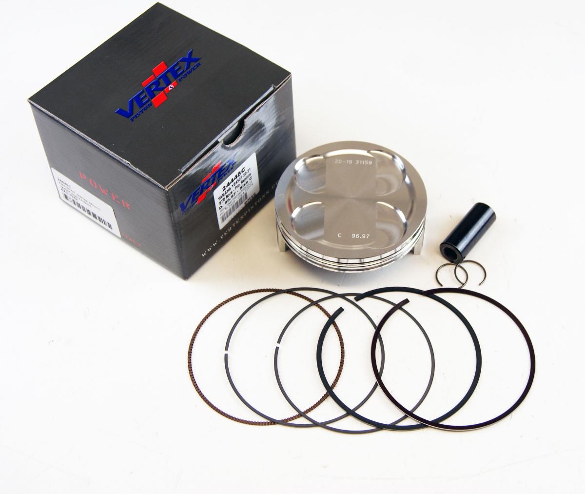 PISTON KIT VERTEX 97.0 D YAMAHA WR/YZ 450 20-22, VERTEX 24448D COMPR 12,8;1