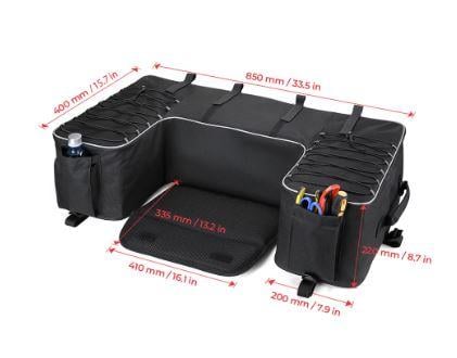 ATV REAR CARGO BAG UNIVERSAL, LUGGAGE / STORAGE PACK