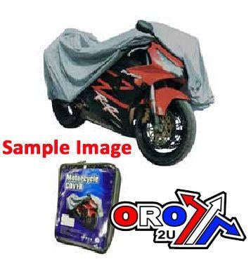 MOTORCYCLE BLACK BIKE COVER UV & WATER PROTECTION SIZE LARGE 240 x 100 x 130cm
