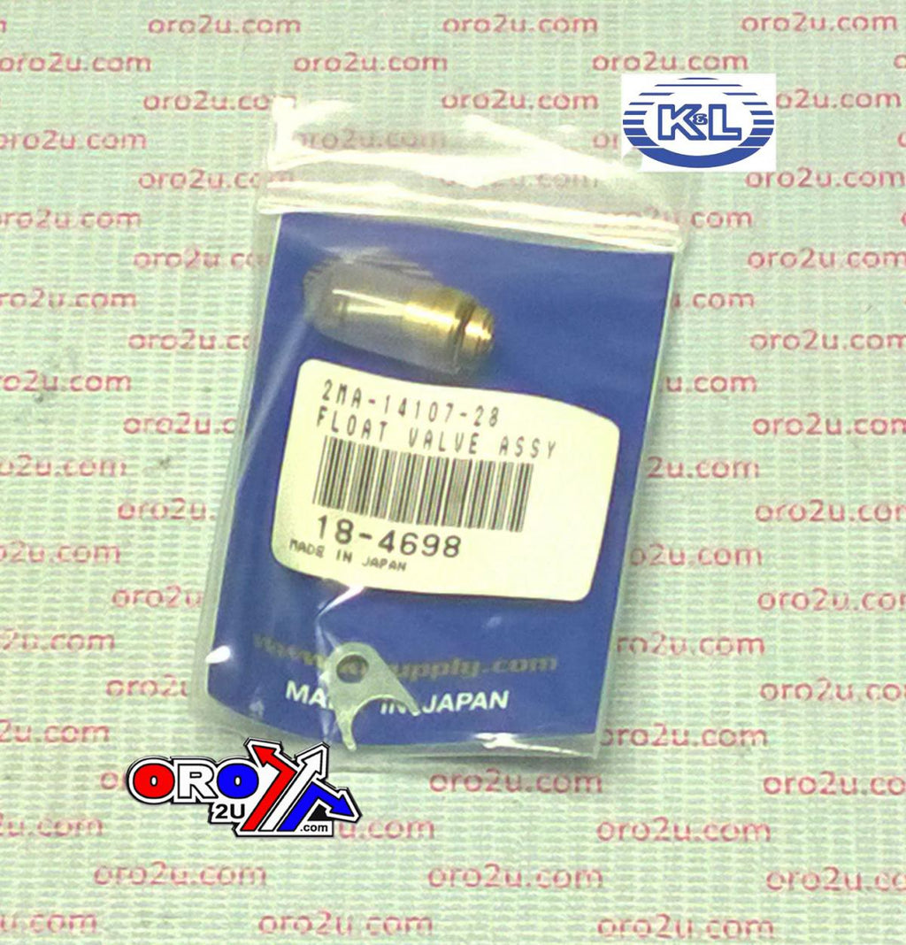 FLOAT VALVE ASSEMBLY Mikuni, 2MA-14107-28-00, KL18-4698