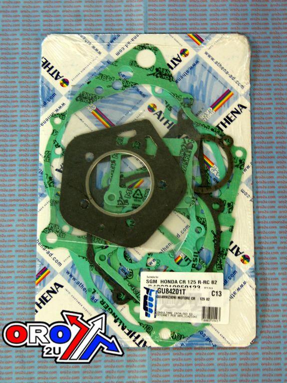 GASKET FULL SET 1982 CR125, ATHENA P400210850123 HONDA