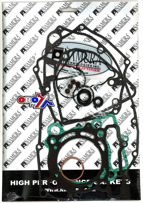 GASKET FULL SET 04-08 KXF/RMZ, NAMURA NX-20030F KAW/SUZUKI, 250 RM-Z, KXF250