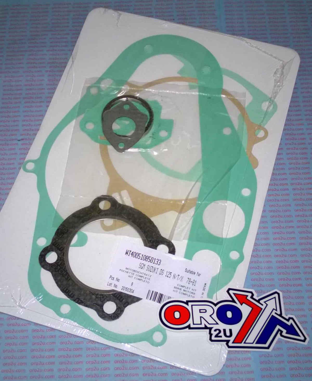 GASKET FULL SET 78-82 TS125, ATHENA P400510850133
