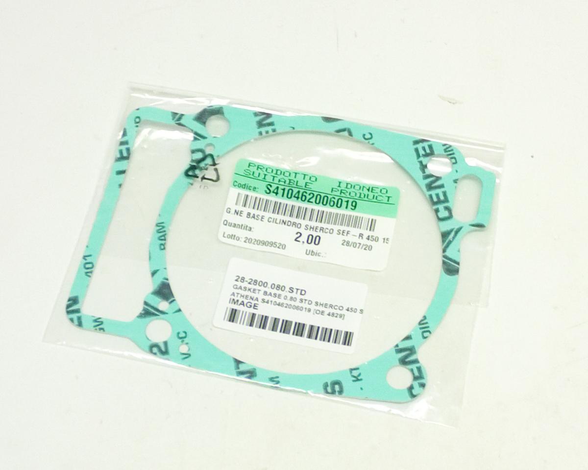 GASKET BASE 0.80 STD SHERCO 450 SEF-R, ATHENA S410462006019