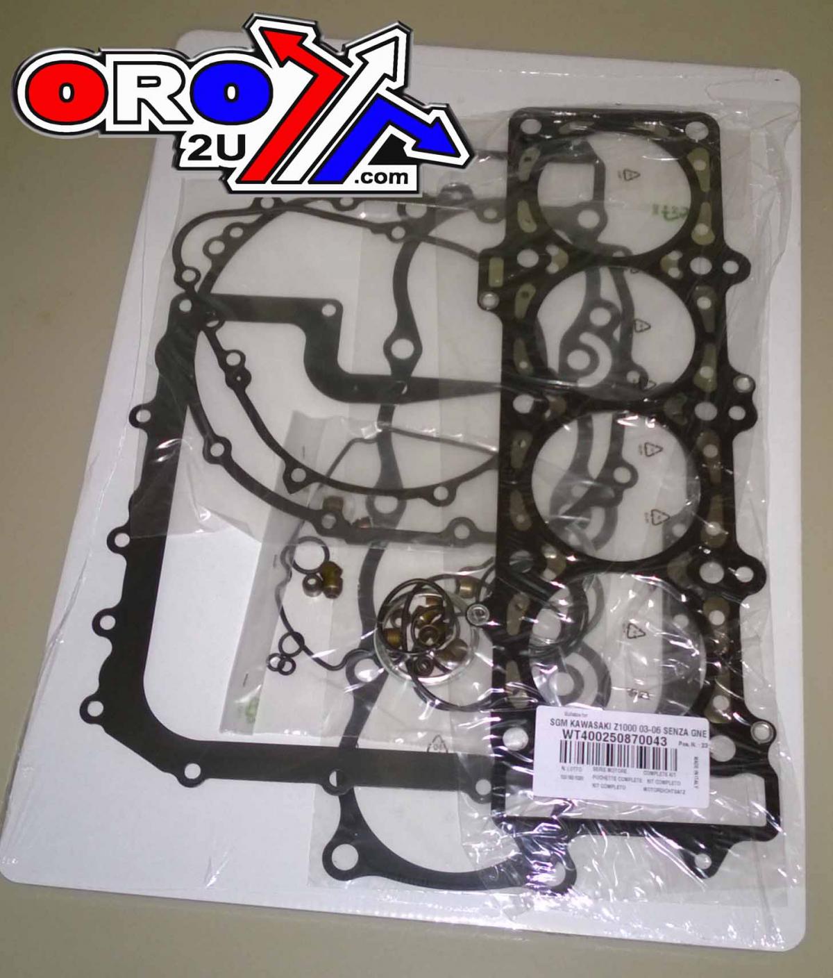 GASKET FULL SET Z1000 03-06, ATHENA P400250870043, ROAD KAWASAKI