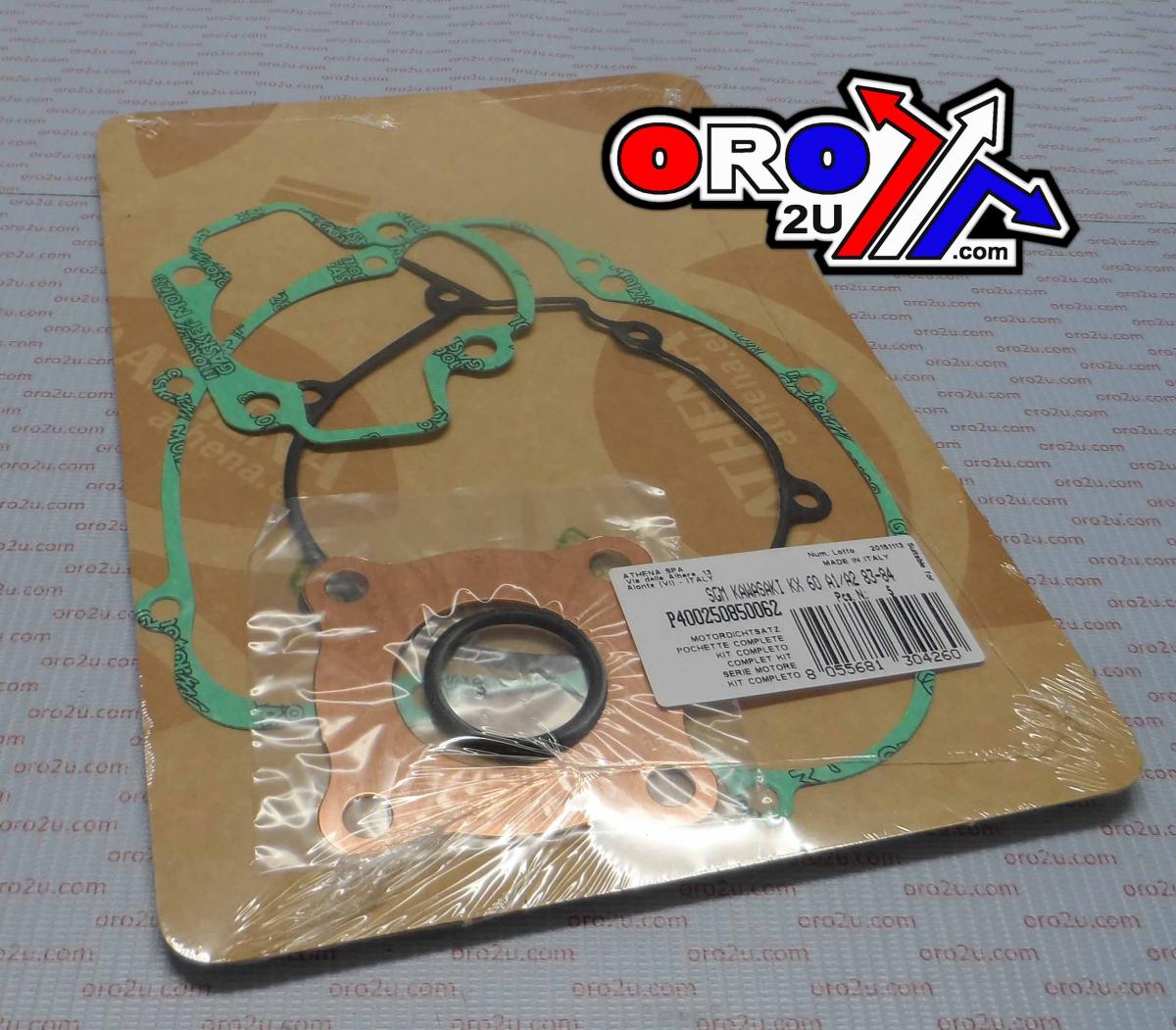 GASKET FULL SET 83-84 KX60, ATHENA P400250850062 5pcs.
