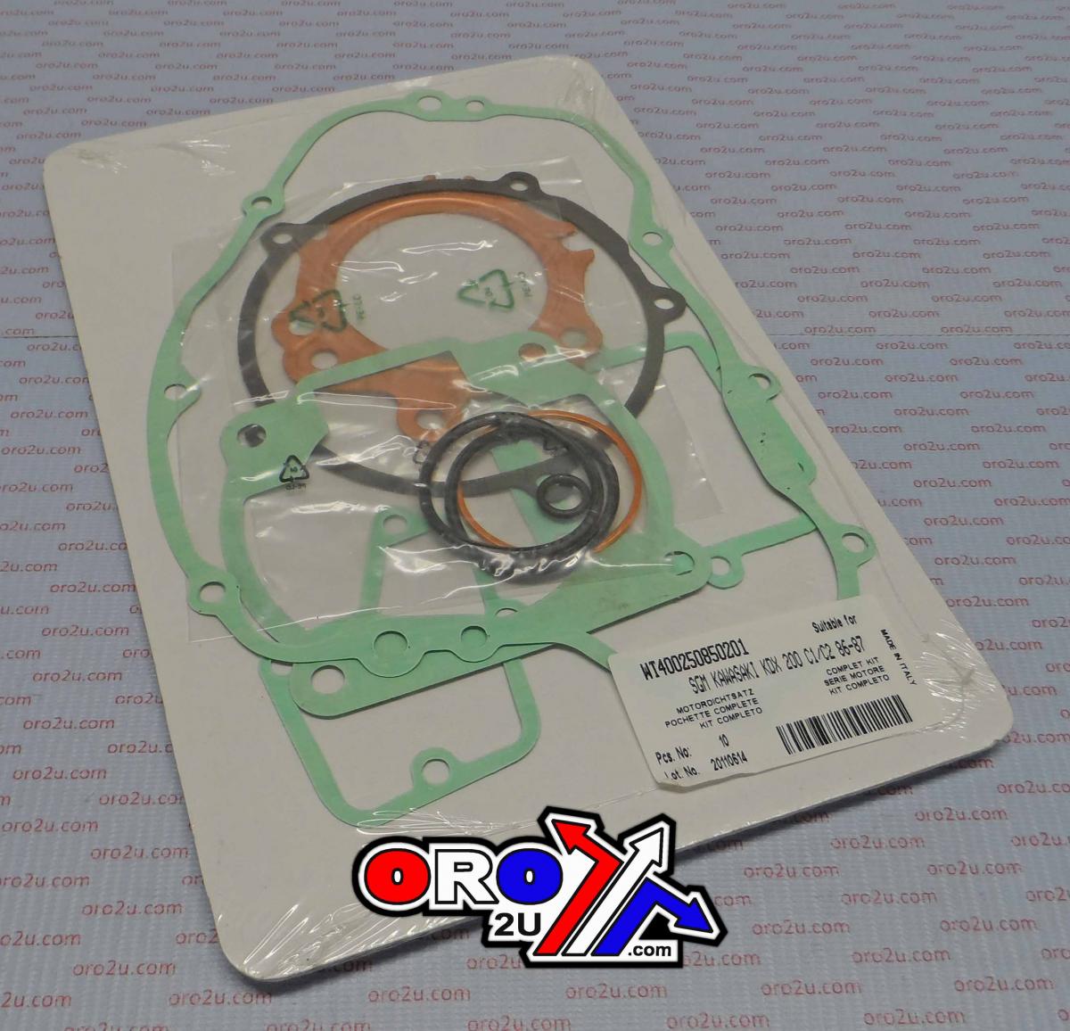 GASKET FULL SET 86-87 KDX200, ATHENA P400250850201