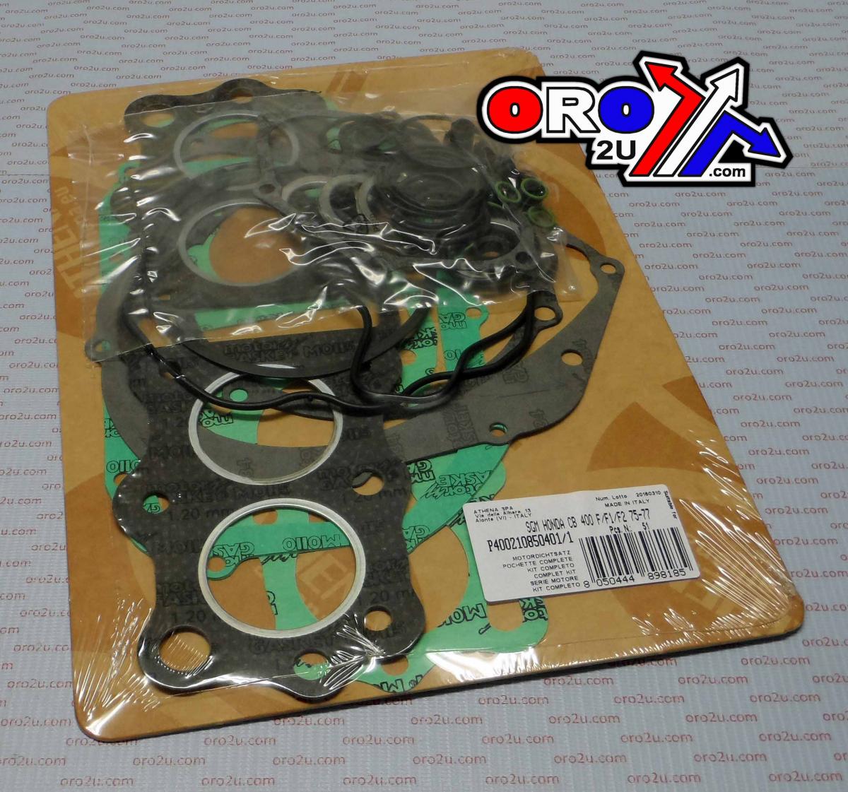 GASKET FULL SET CB400-4 75-77, ATHENA P400210850401/1 HONDA