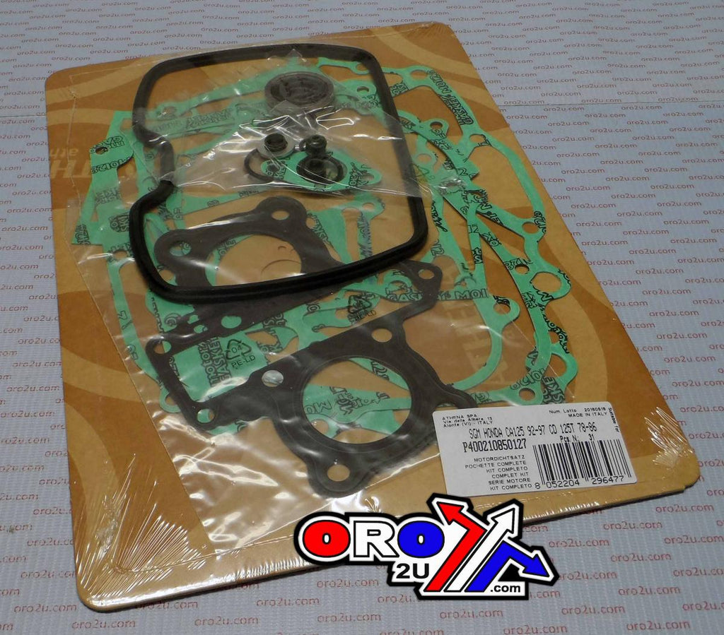 GASKET FULL SET 78-97 CD/CM/CA 125, ATHENA P400210850127 HONDA