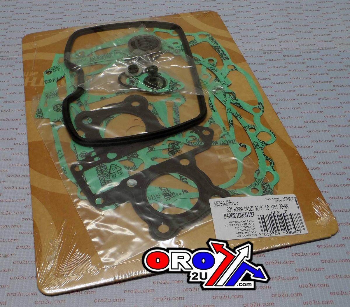 GASKET FULL SET 78-97 CD/CM/CA 125, ATHENA P400210850127 HONDA