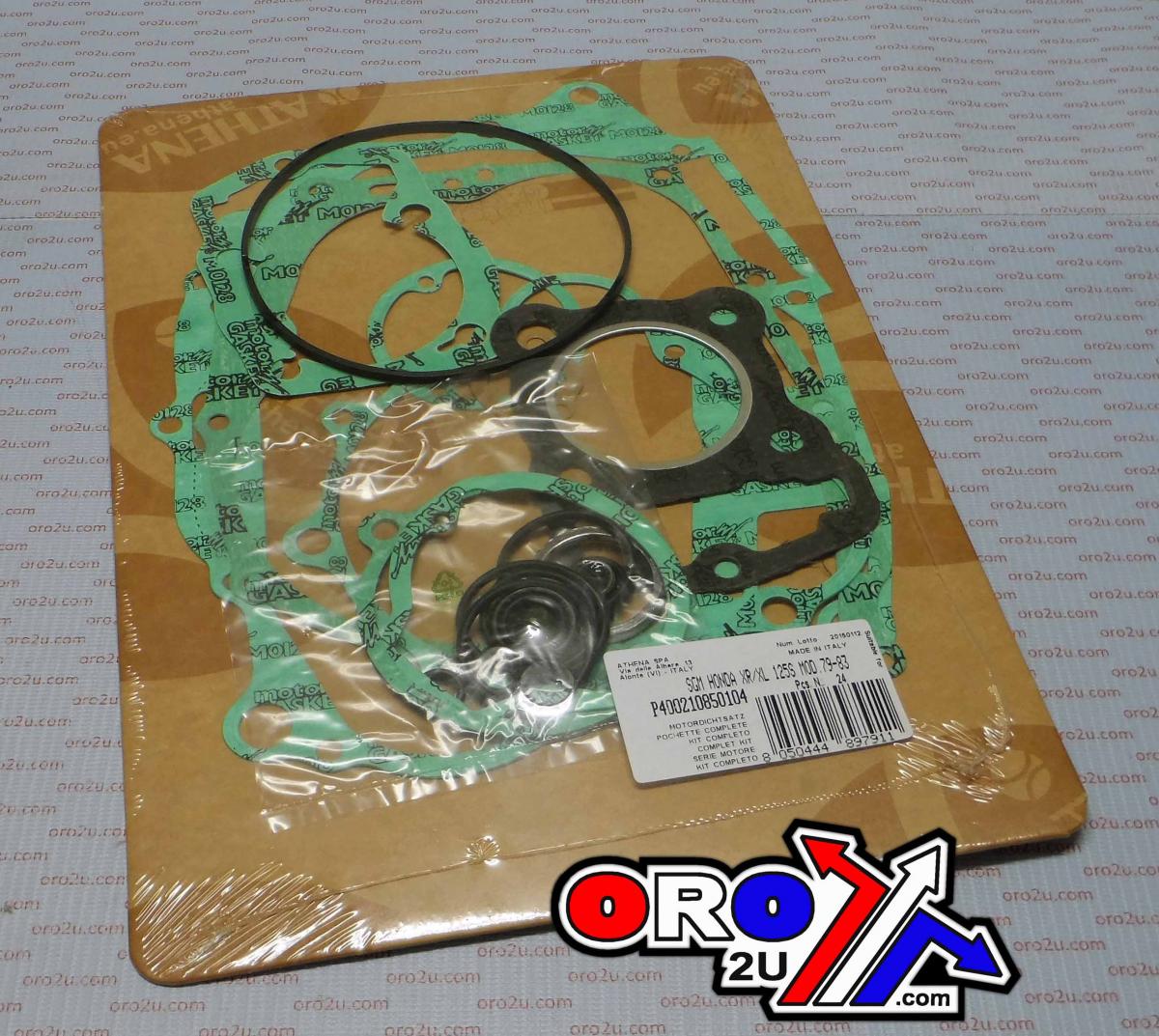GASKET FULL SET 79-83 XL125, ATHENA P400210850104 HONDA