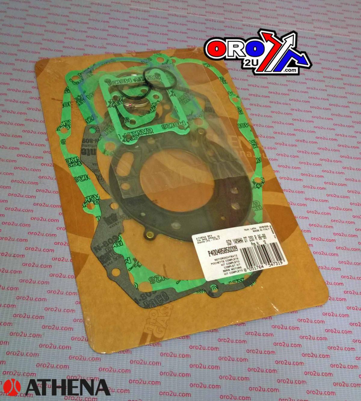 GASKET FULL SET DT200 86-88, ATHENA P400485850209 YAMAHA
